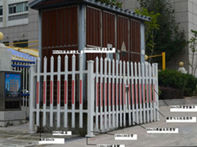 南宁红色插片护栏